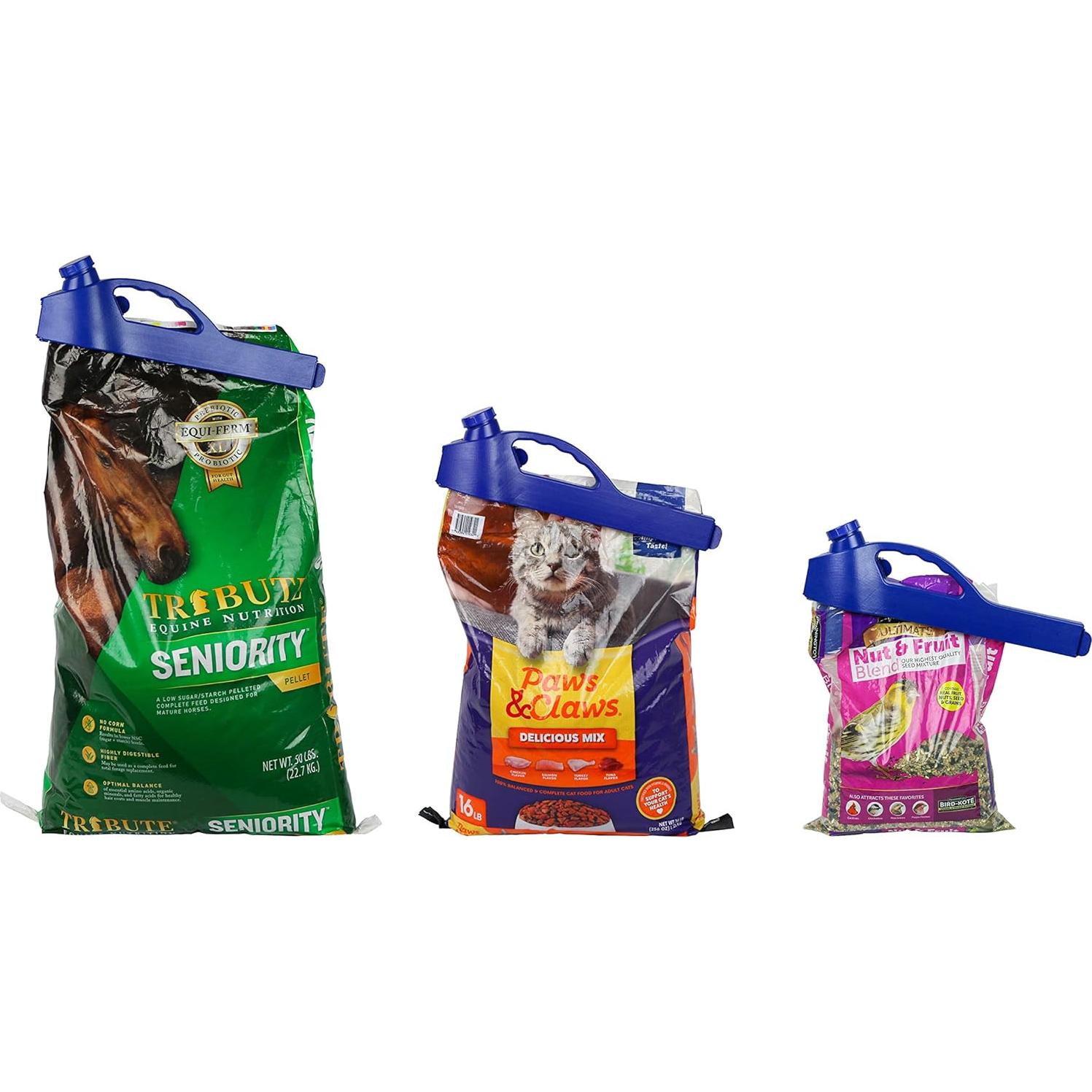 Clip para bolsa Handle It Nature's Way SBC1, 2 unidades, azul