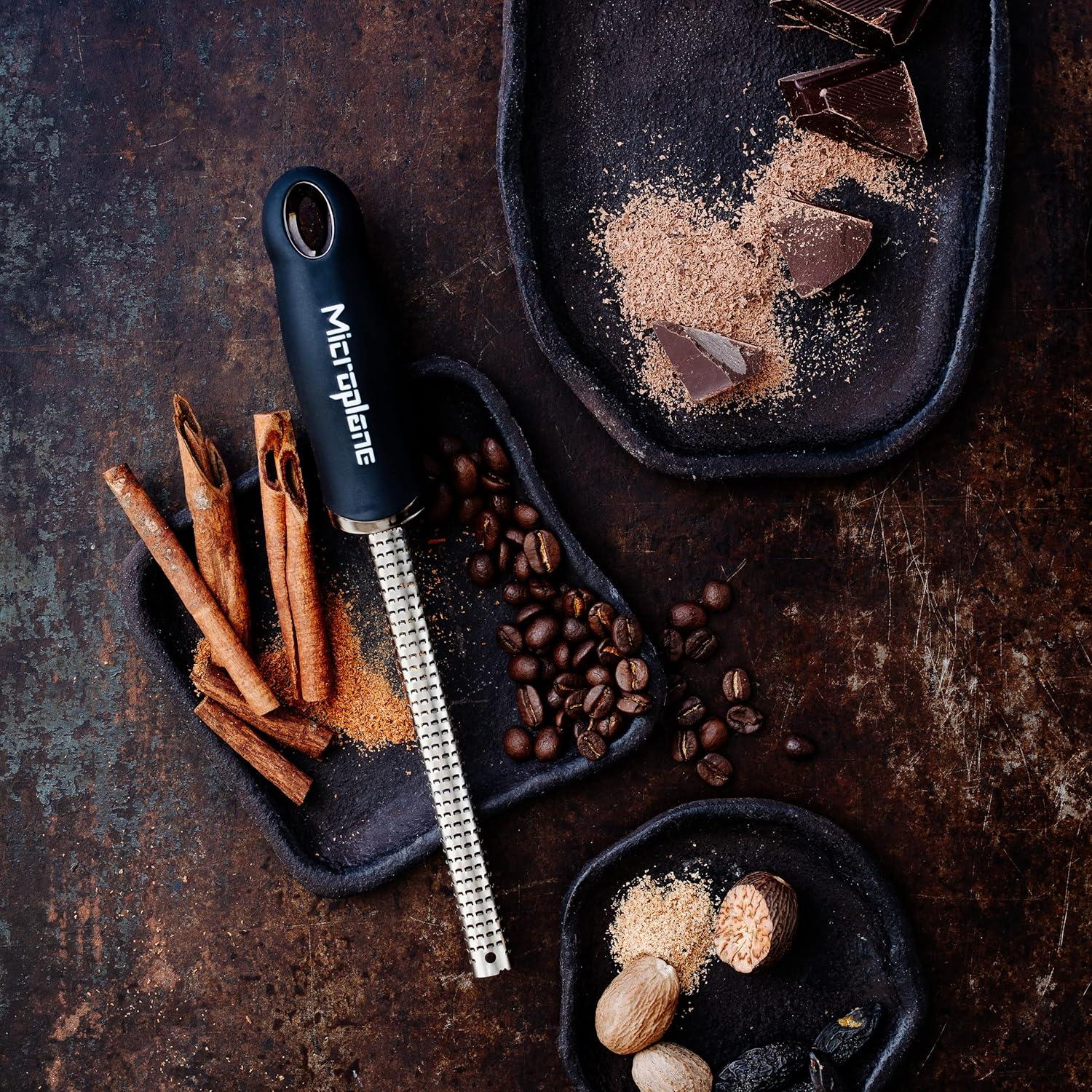 Rallador de Especias Microplane Classic Negro - Acero Inoxidable