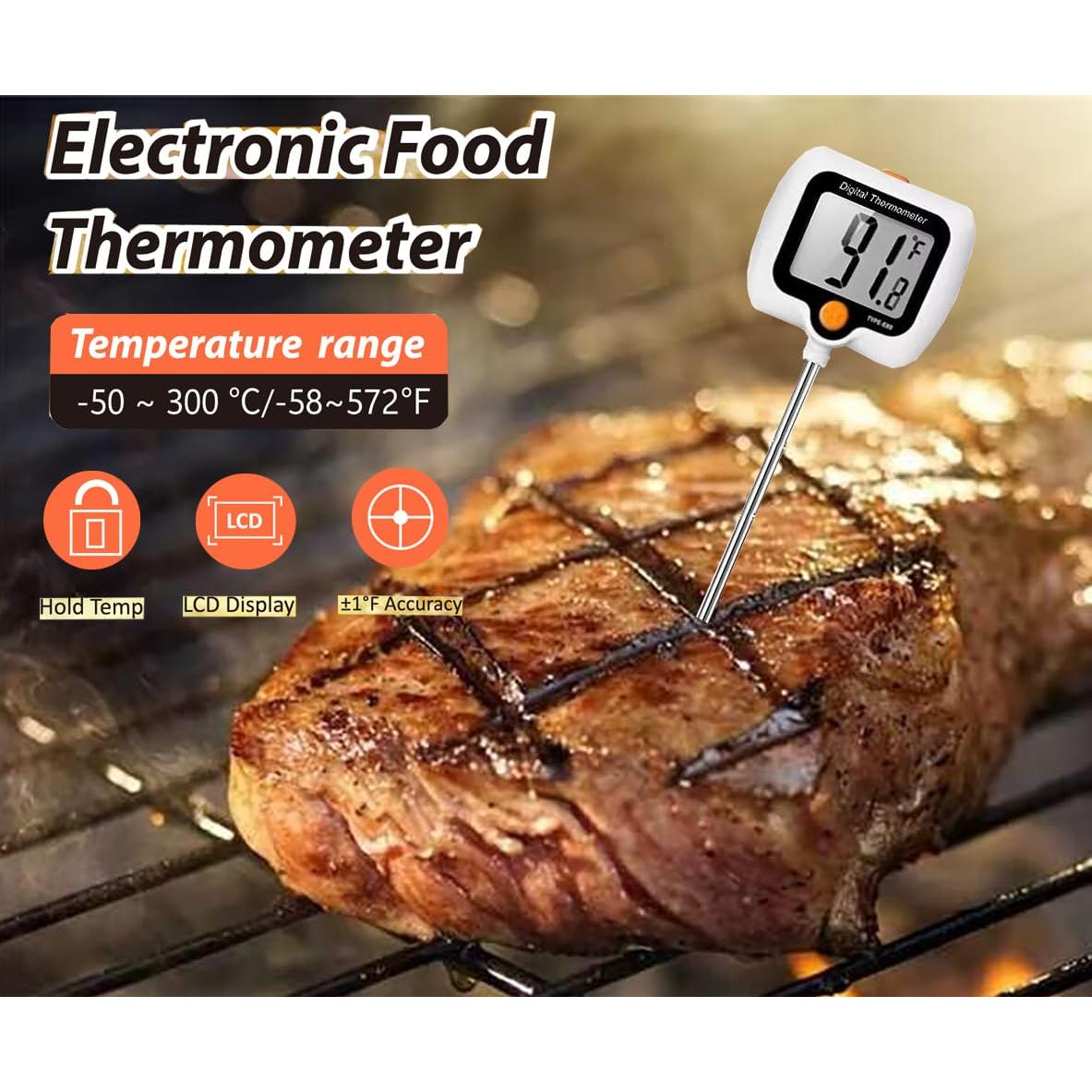 Termómetro Digital de Caramelo hhnan BK-89 con Clip 25.4 cm