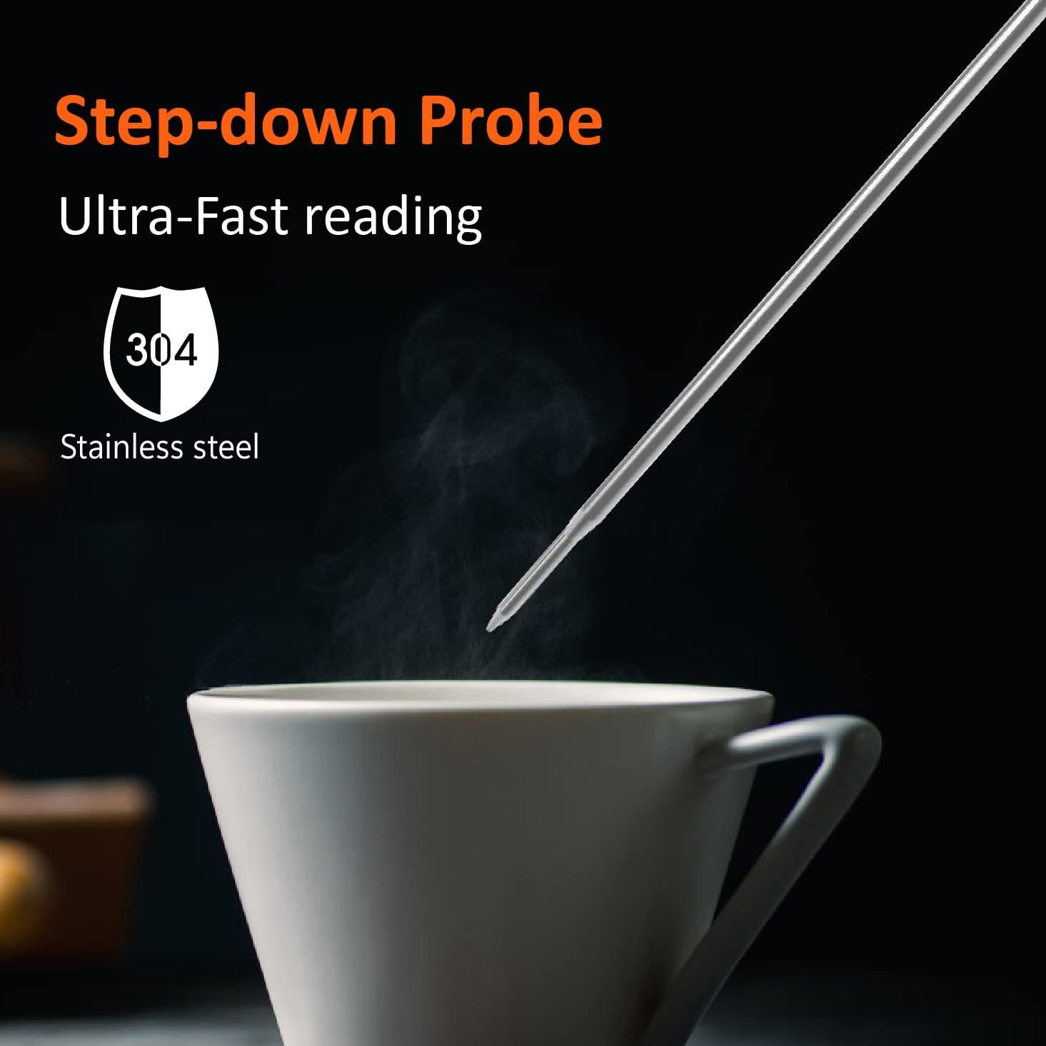 Termómetro Digital de Caramelo hhnan BK-89 con Clip 25.4 cm