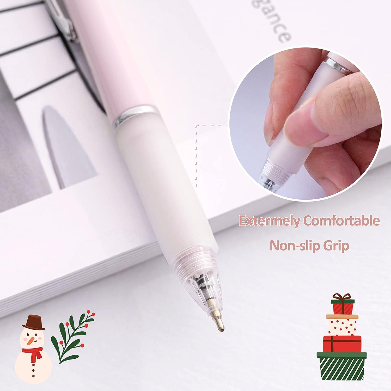 Bolígrafos Retráctiles Aisibeiger Tinta Negra 1.0mm (6 Pzs)