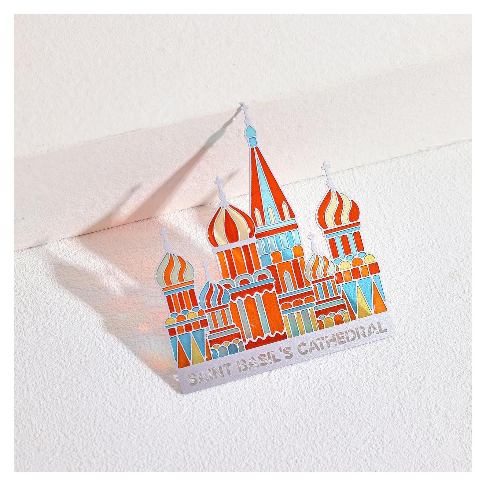 Marcadores de Metal VYRANA Catedral de San Basilio 4 Piezas