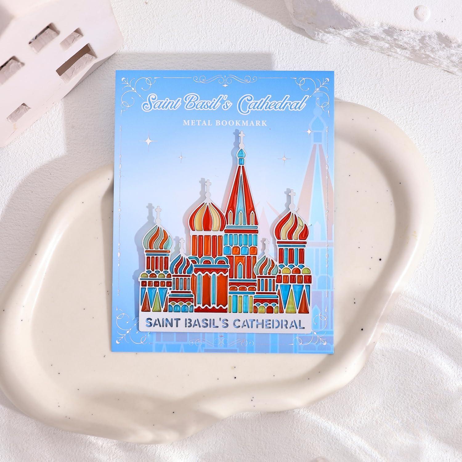 Marcadores de Metal VYRANA Catedral de San Basilio 4 Piezas