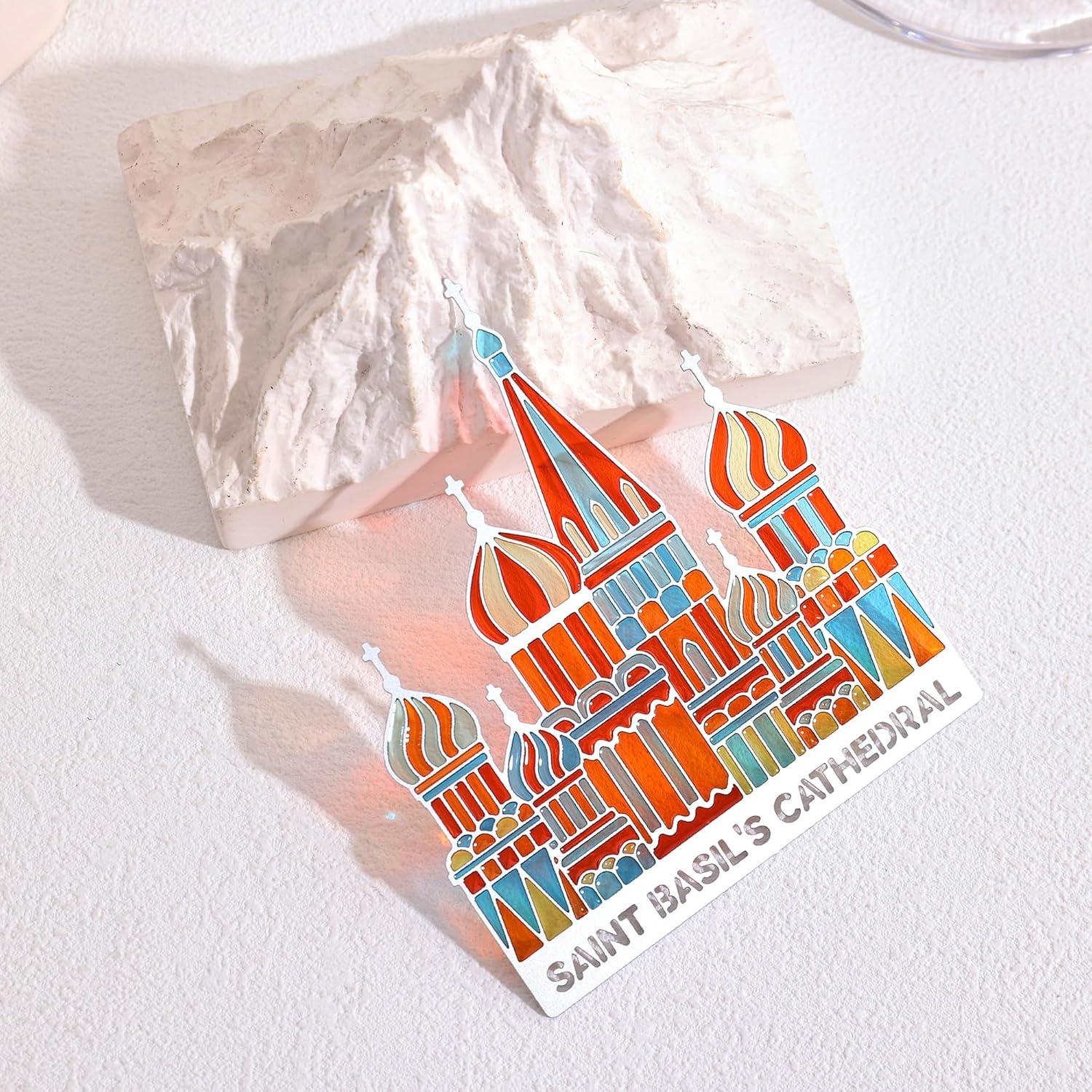 Marcadores de Metal VYRANA Catedral de San Basilio 4 Piezas