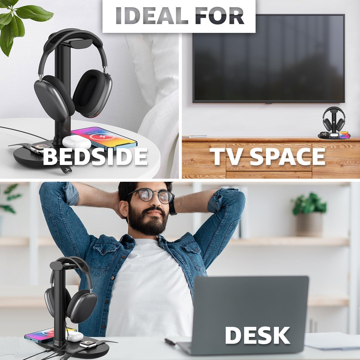 Cargador Inalámbrico 4 en 1 BeFox para iPhone y AirPods