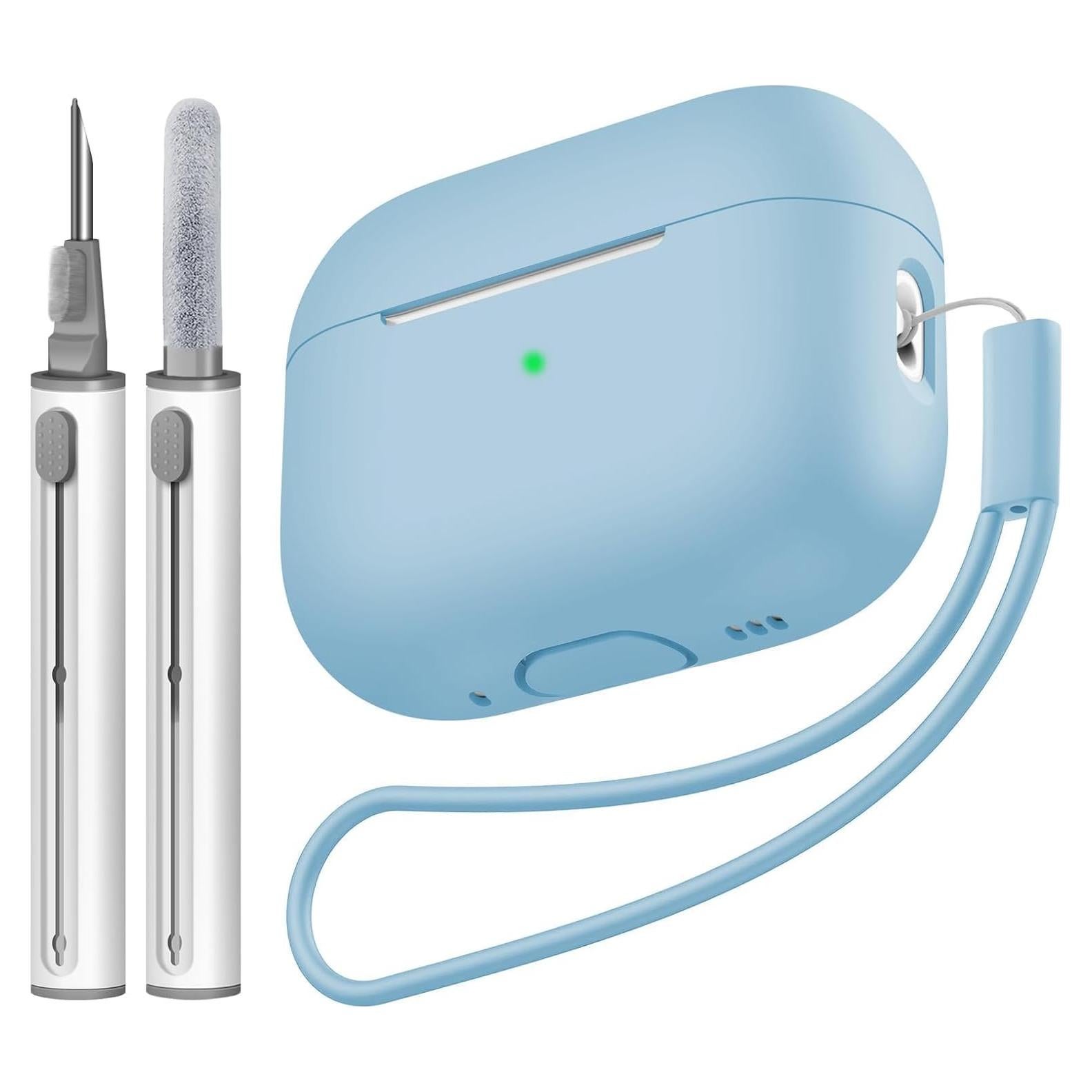 Funda de Silicona para AirPods Pro 2 Tandoler - Azul Mezclilla