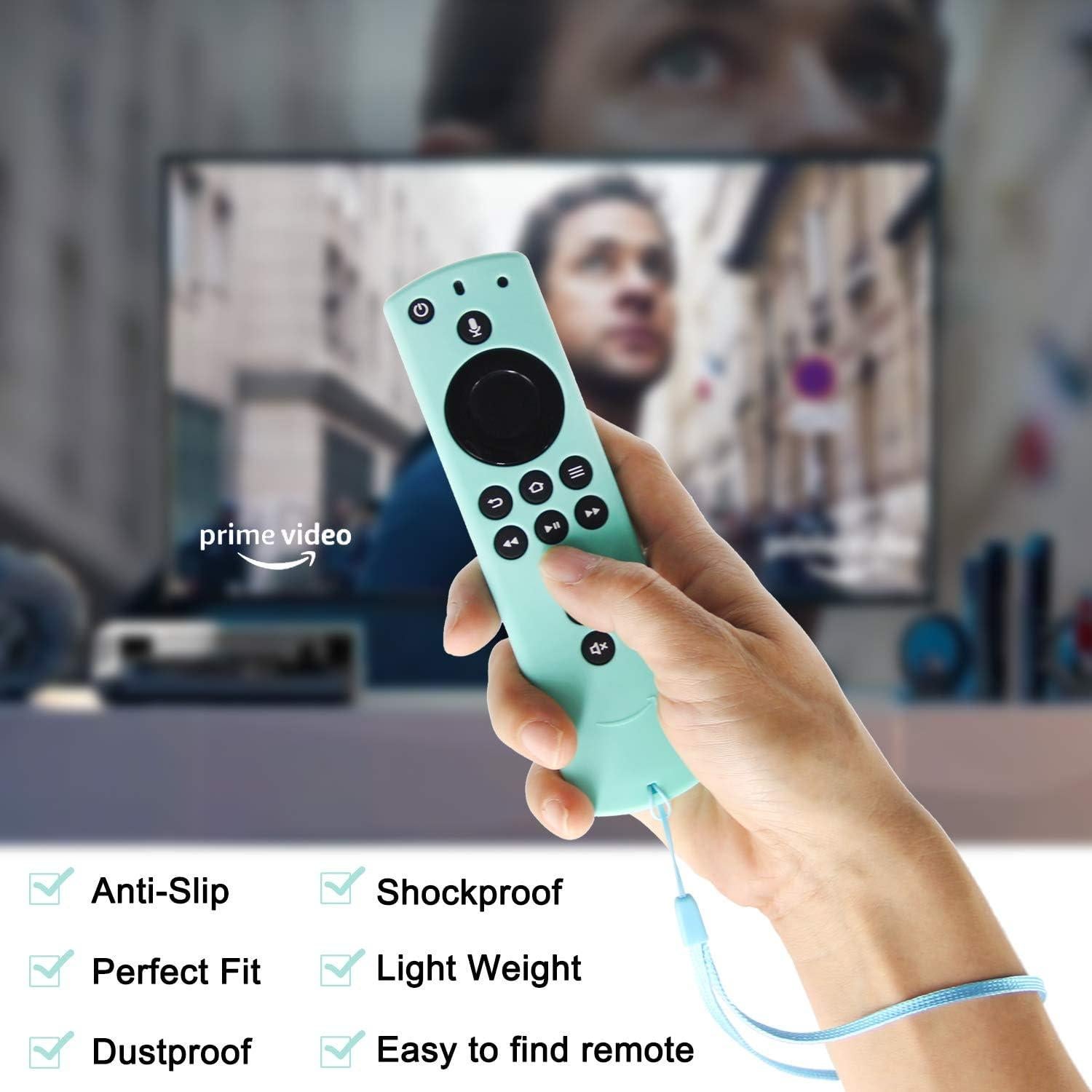 Funda de Silicona Pinowu para Control Remoto Fire TV Stick 4K