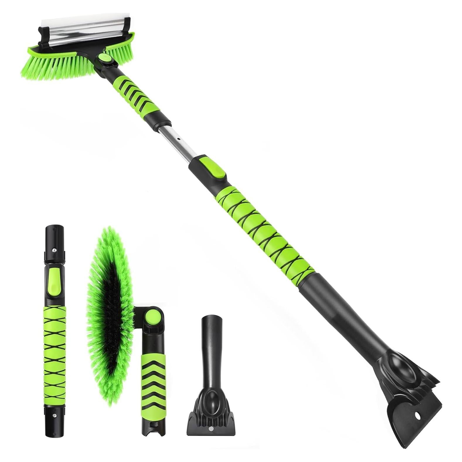 Yougfin Cepillo de Nieve 3 en 1 con Raspador de Hielo 43 cm