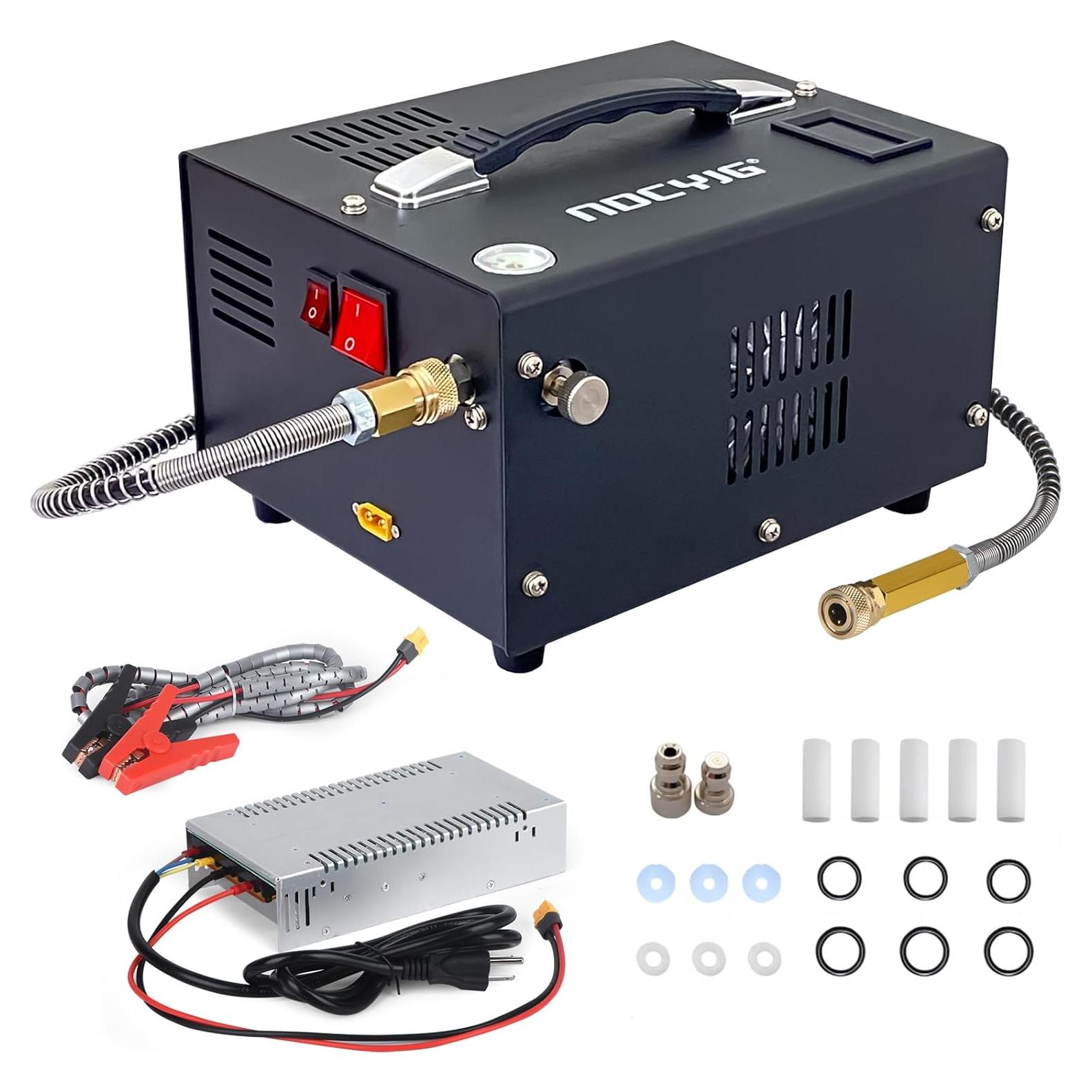 Compresor de aire portátil NDCYJG 4500PSI 12V/110V para PCP