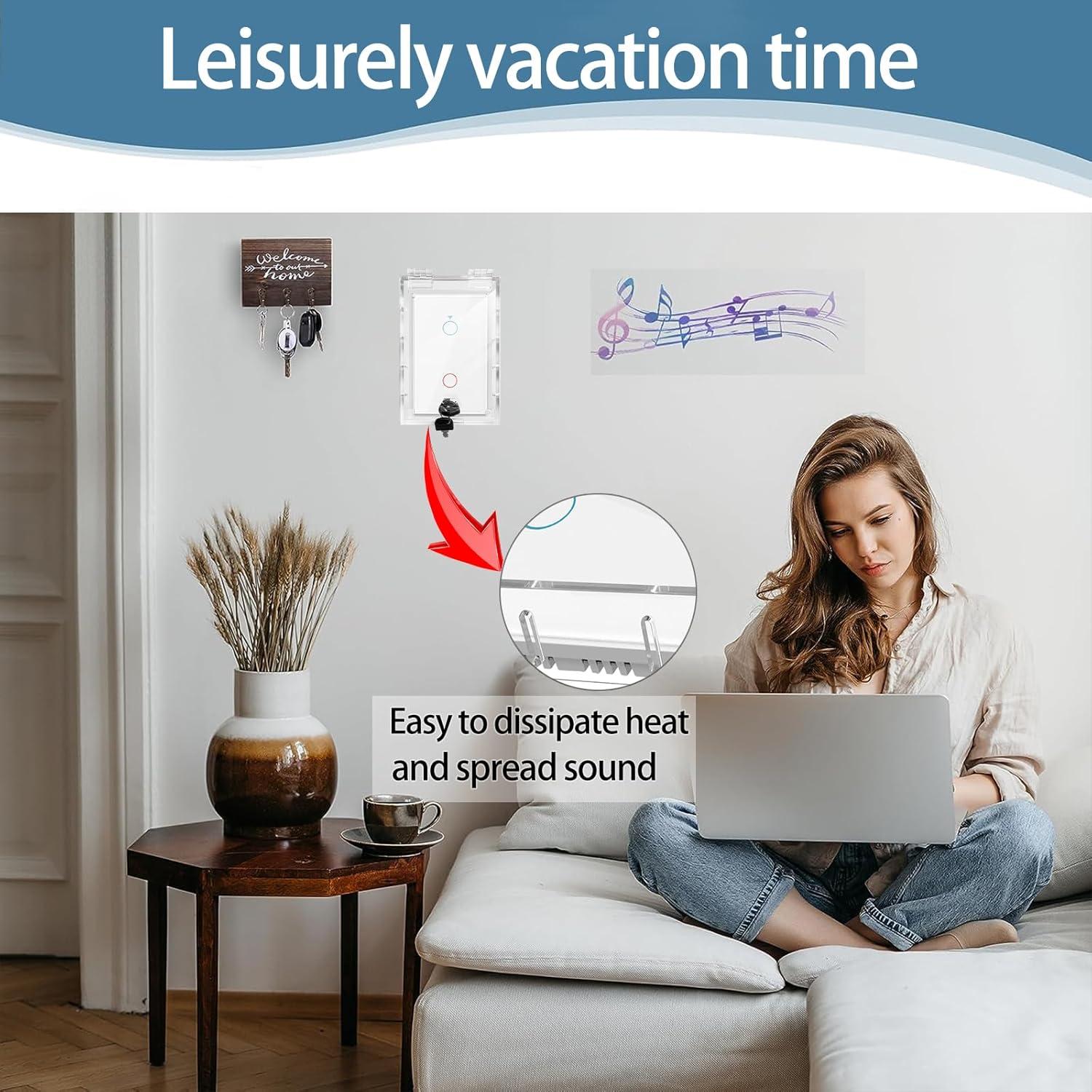 Cubierta de Interruptor Groword a Prueba de Bebés 1 Paquete