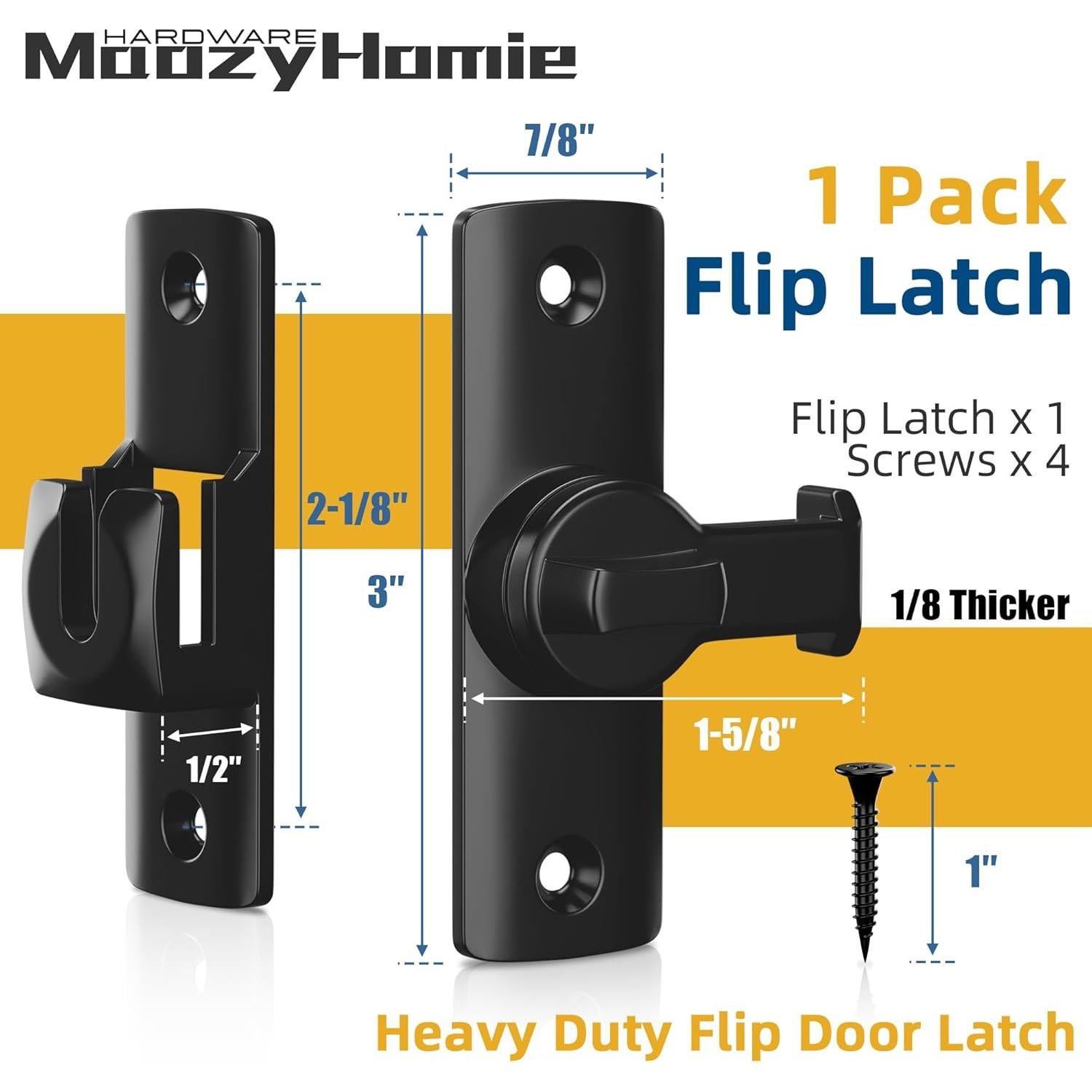 Cierre de Puerta Plegable MaozyHomie Negro 90-180 Grados