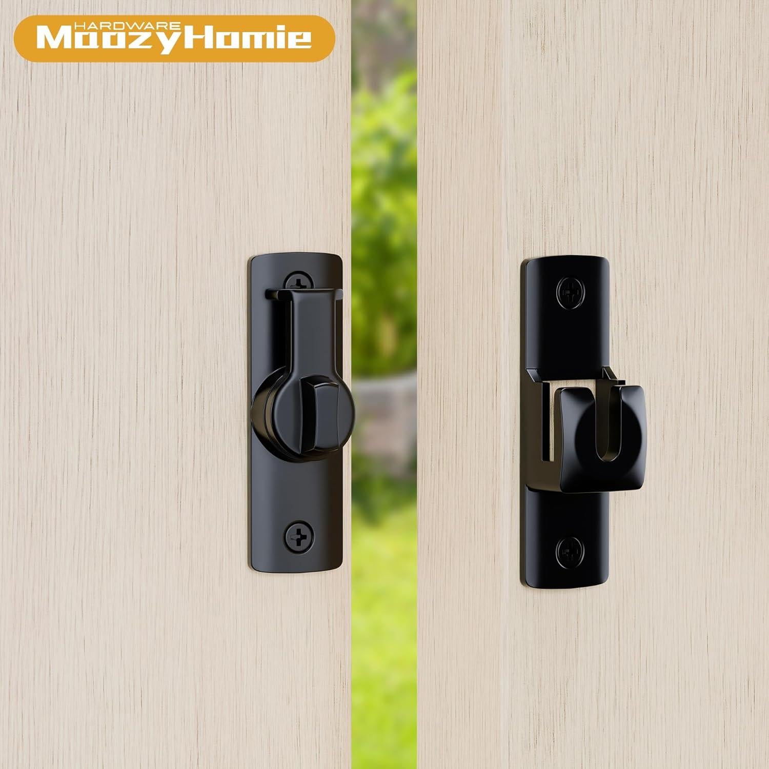 Cierre de Puerta Plegable MaozyHomie Negro 90-180 Grados