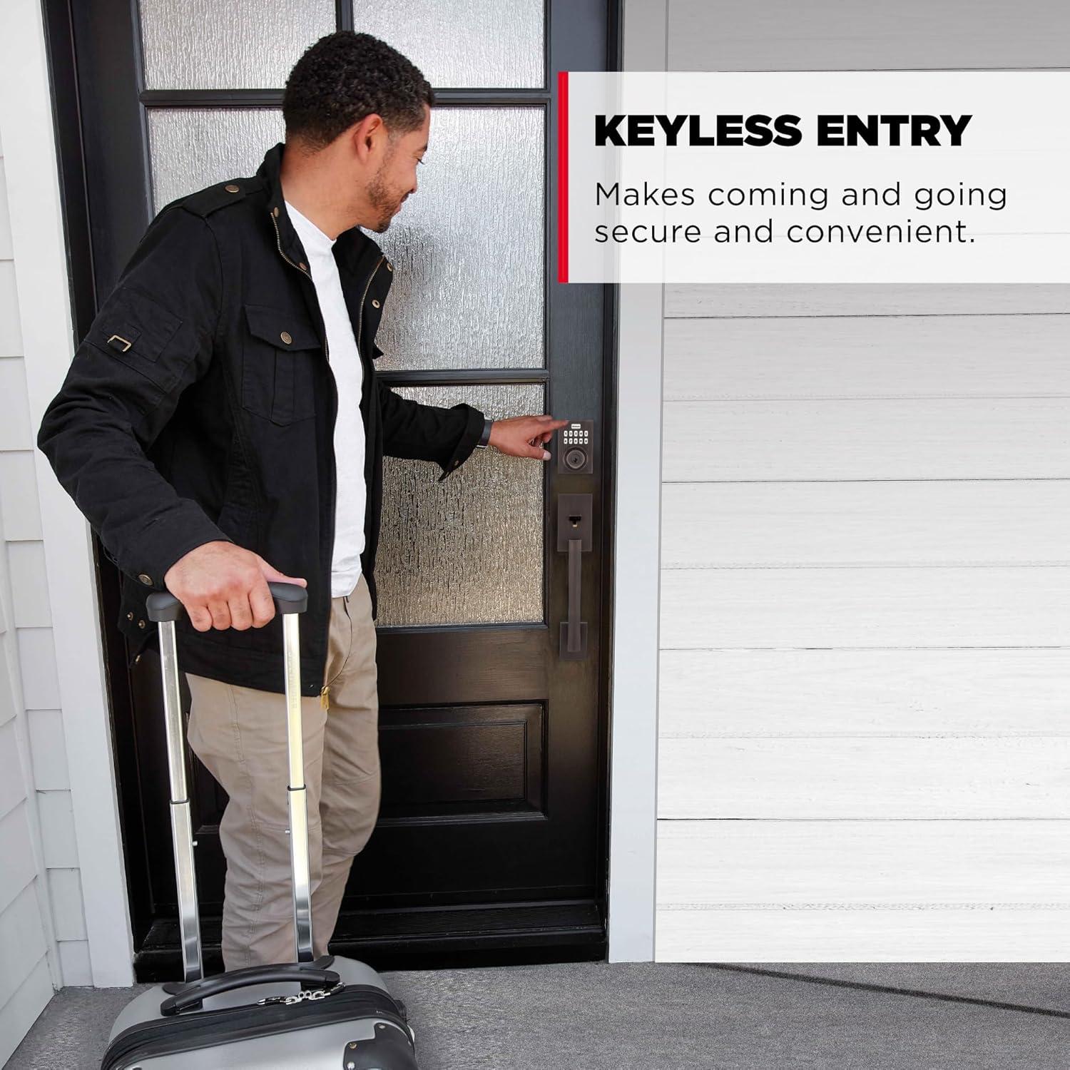 Cerradura Inteligente Kwikset HomeConnect 620 Z-Wave Negro Mate