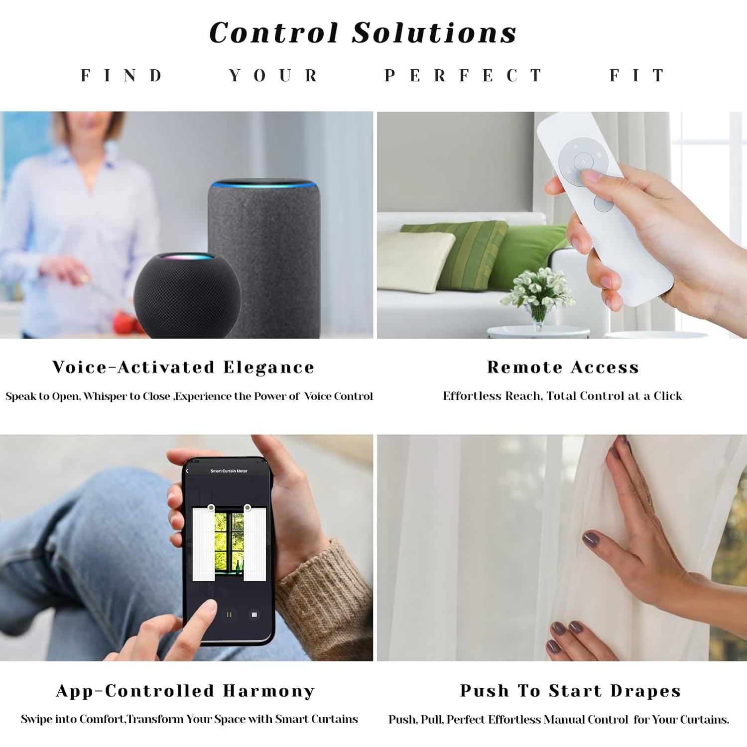 Sistema de Cortinas Eléctricas Shade365 178-305 cm Control Remoto