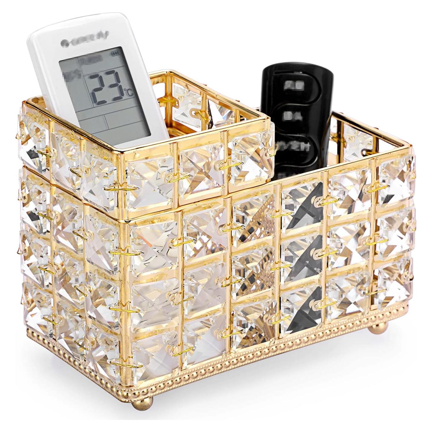 Soporte de Control Remoto BTSKY de Cristal Oro 2 Ranuras