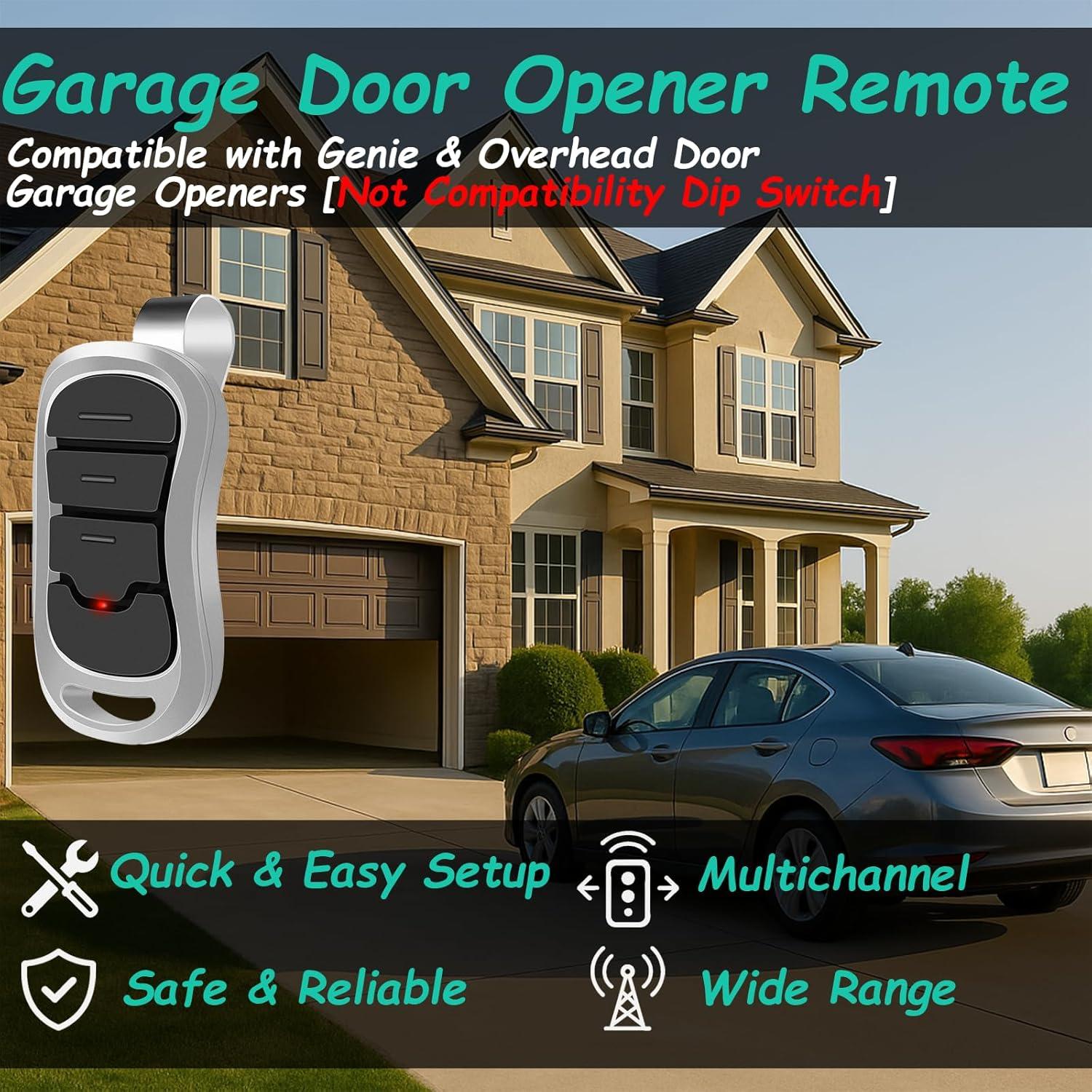 Control Remoto para Puerta de Garaje Genie Intellicode - Paquete de 2