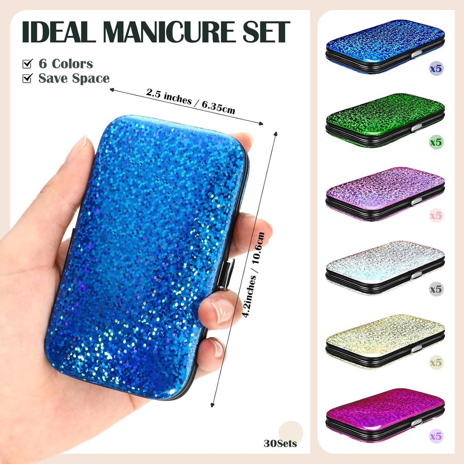 30 Juegos de Kit de Cuidado de Uñas Profesional Leriton 8 en 1