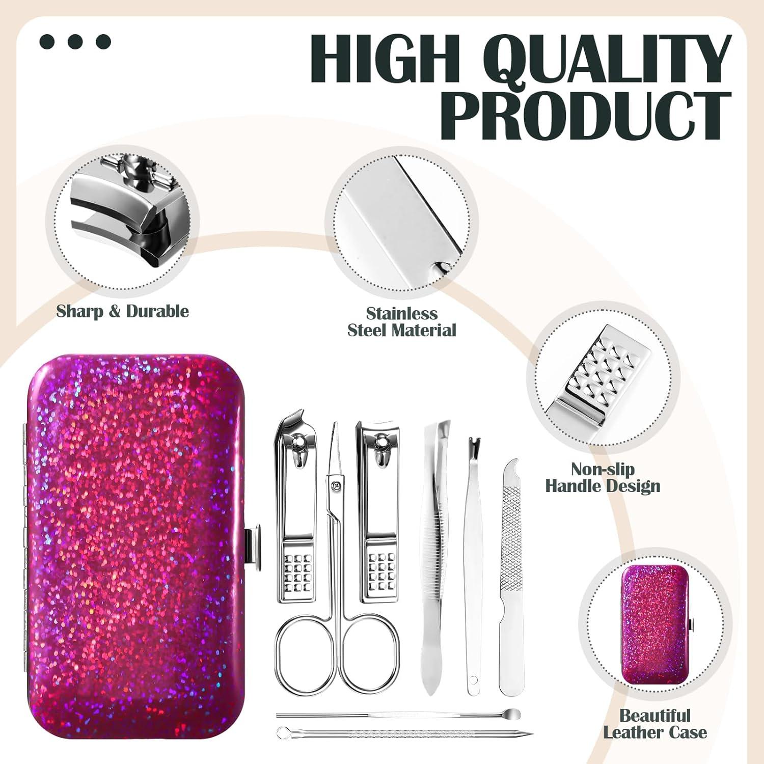 30 Juegos de Kit de Cuidado de Uñas Profesional Leriton 8 en 1