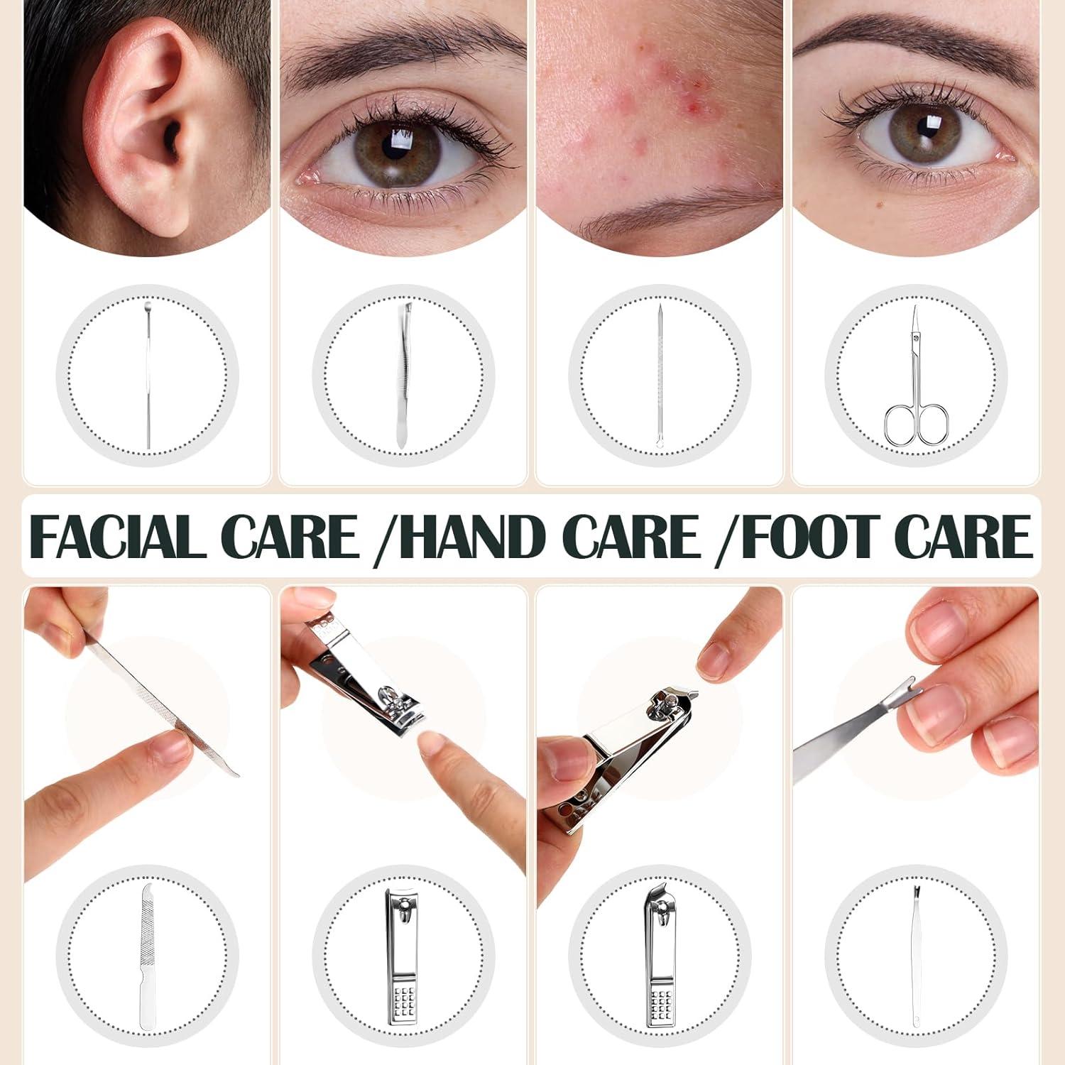 30 Juegos de Kit de Cuidado de Uñas Profesional Leriton 8 en 1