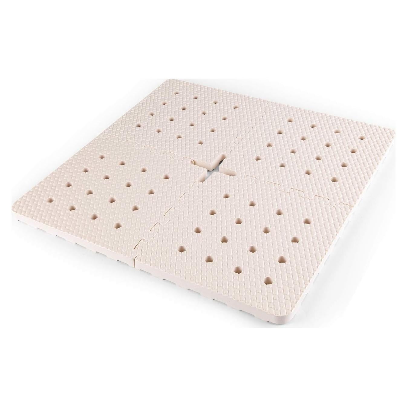 Alfombrilla Antifatiga BOWERBIRD Cuadrada 30.48x30.48 cm Crema