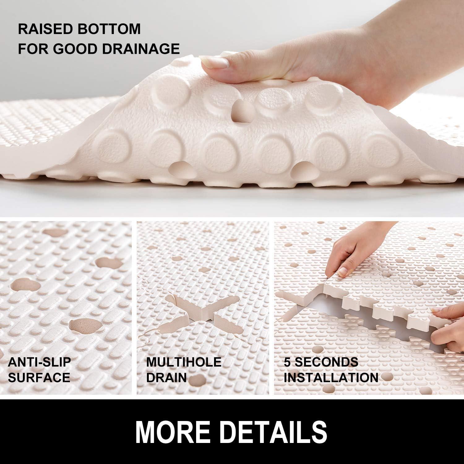 Alfombrilla Antifatiga BOWERBIRD Cuadrada 30.48x30.48 cm Crema