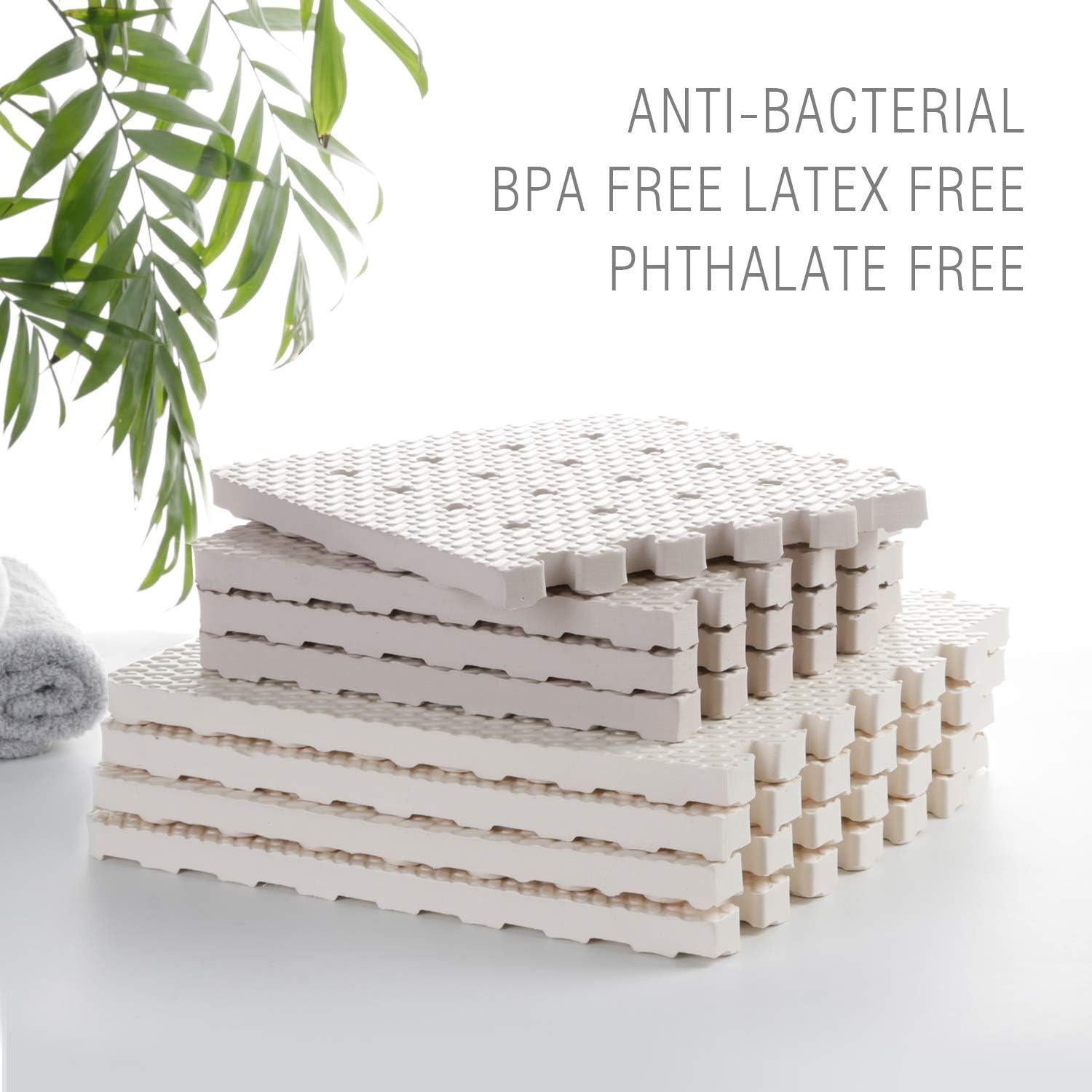 Alfombrilla Antifatiga BOWERBIRD Cuadrada 30.48x30.48 cm Crema