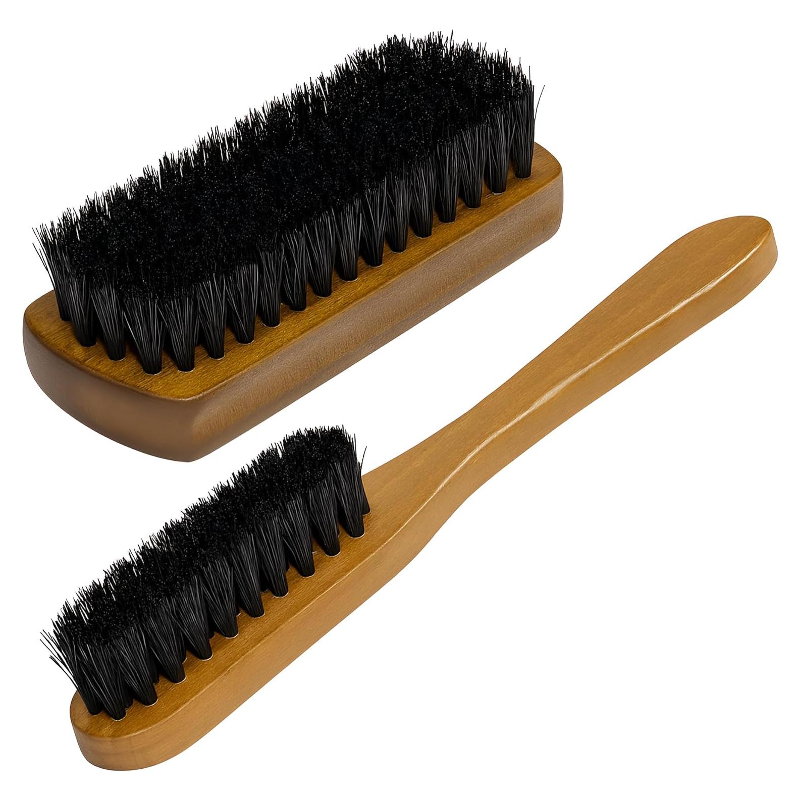 Juego de Cepillos de Limpieza de Cuero TAKAVU - 2 Piezas