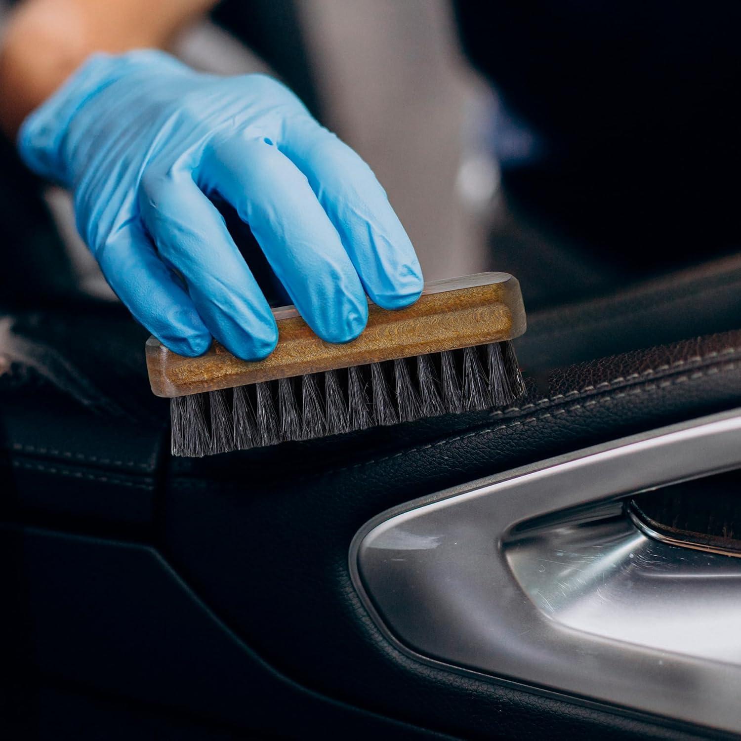 Juego de Cepillos de Limpieza de Cuero TAKAVU - 2 Piezas