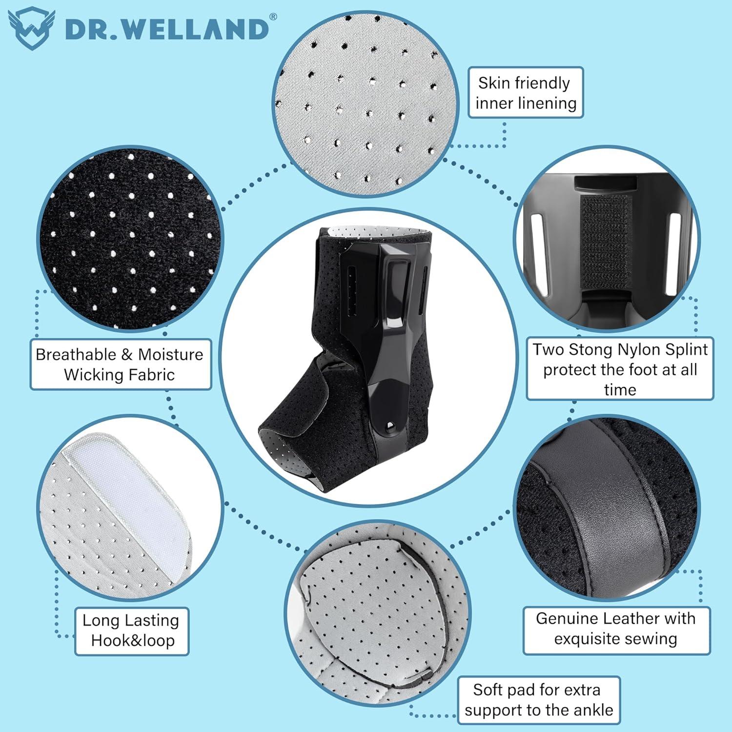 Férula de Tobillo Dr.Welland Ajustable para Esguinces - Pequeño