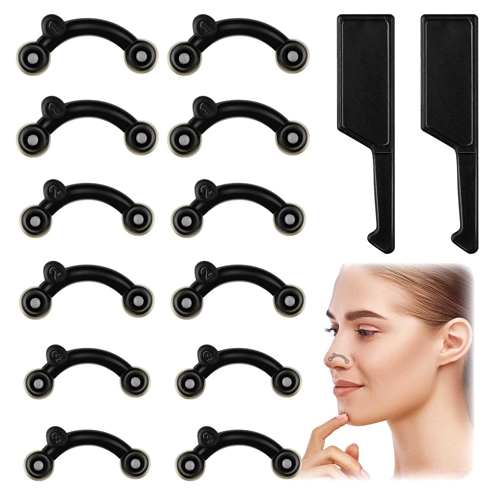 Clip Elevador de Nariz Maitys - 2 Sets de Silicona, 3 Tamaños