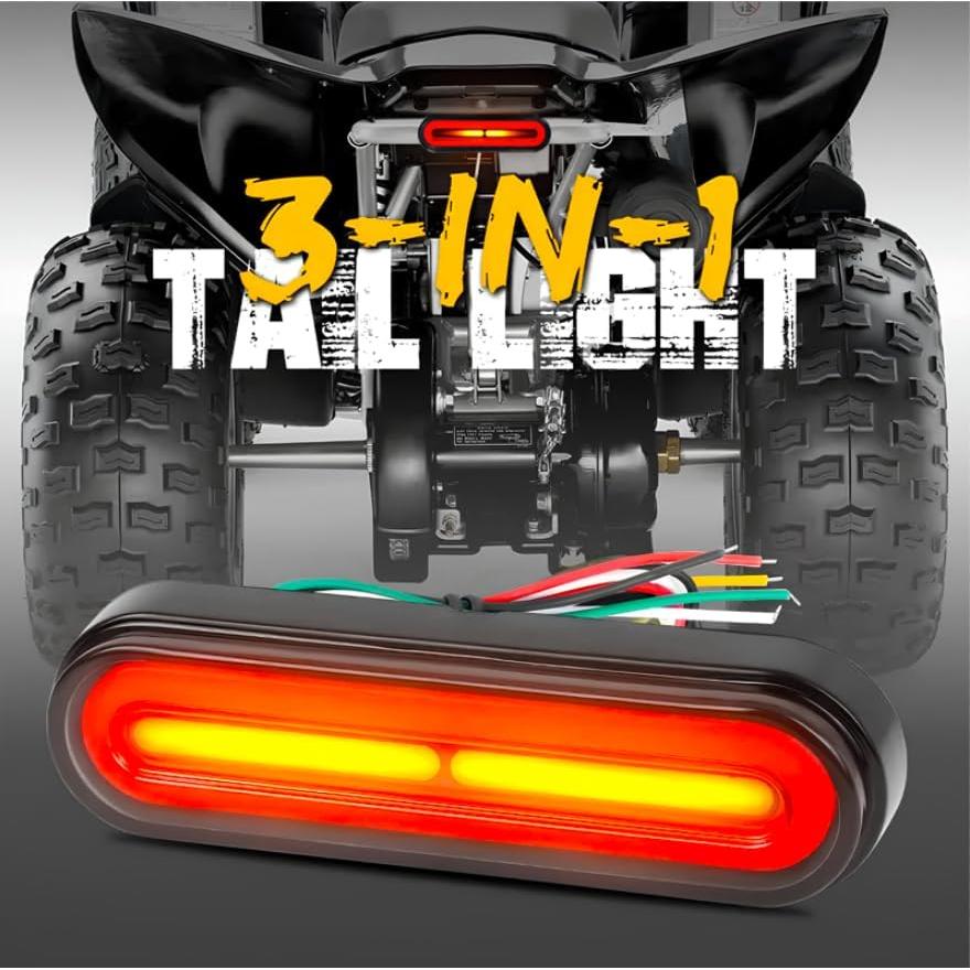 Luz LED Doble Color BlyilyB para Motocicleta 12-80V