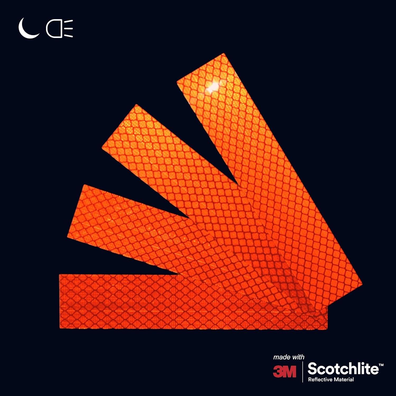 Pegatinas Reflectantes Impermeables Salzmann - 4 Unidades 3M