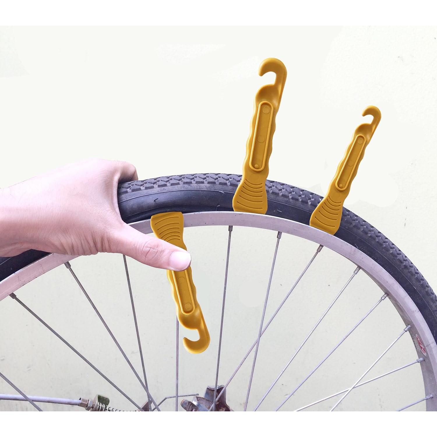 Palanca de Neumático FunFitness - Juego de 3 Herramientas Oro