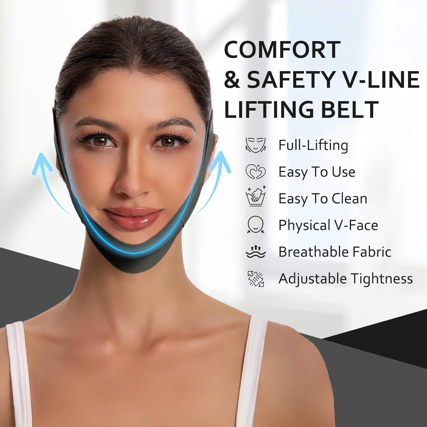 Correa para Barbilla Nackiy - Reutilizable, Ajustable, Negro