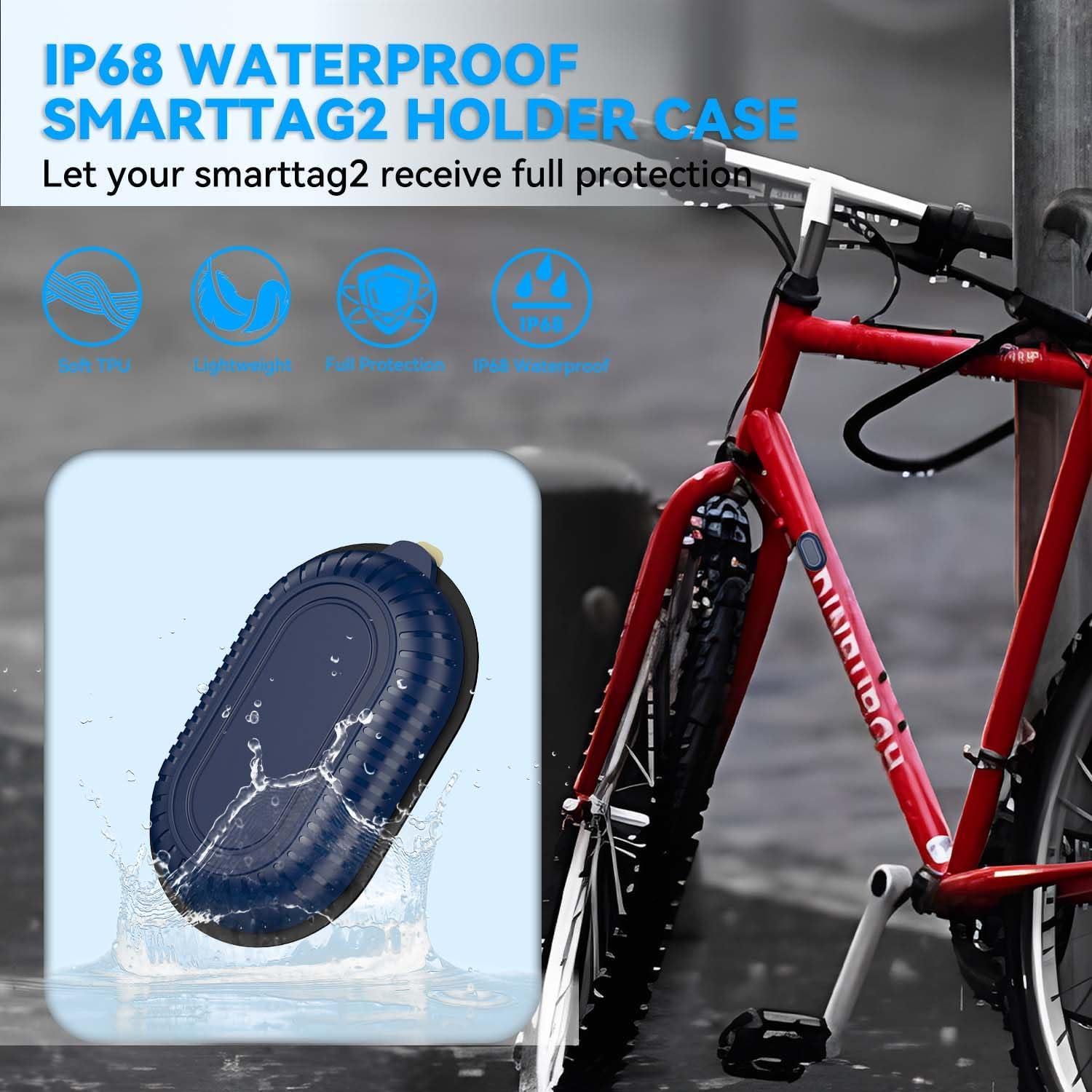 Funda Adhesiva QINZAC para Galaxy SmartTag 2 - Impermeable