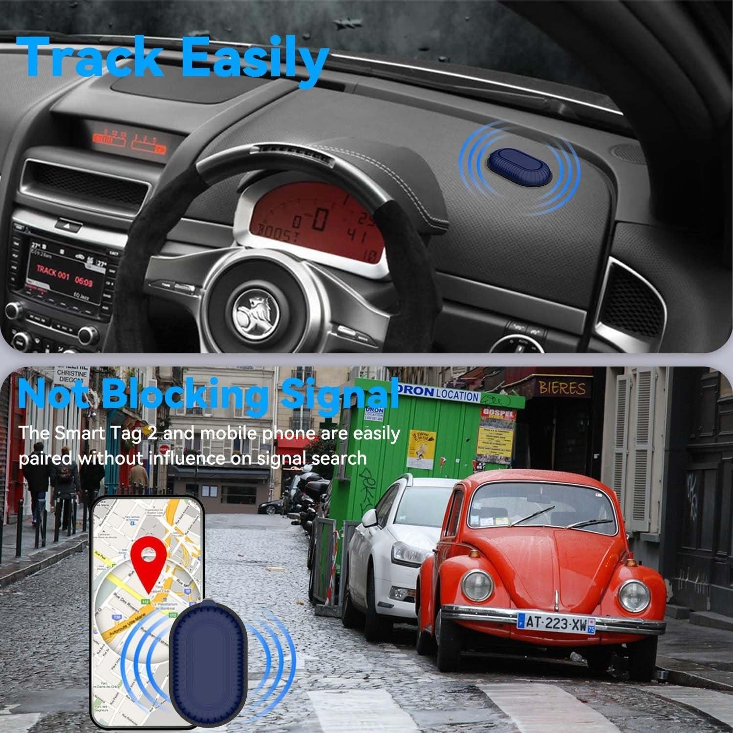 Funda Adhesiva QINZAC para Galaxy SmartTag 2 - Impermeable