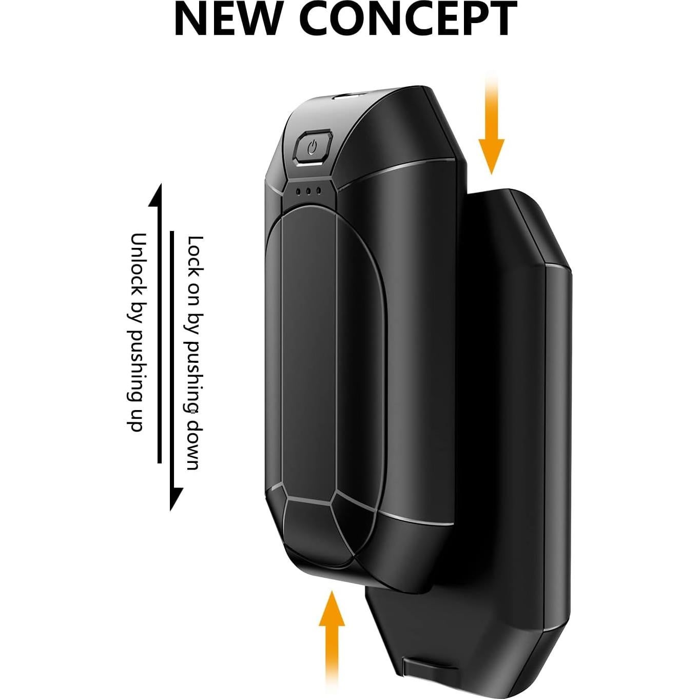 Calentadores de Manos Recargables Dnaleao 4000mAh Negro