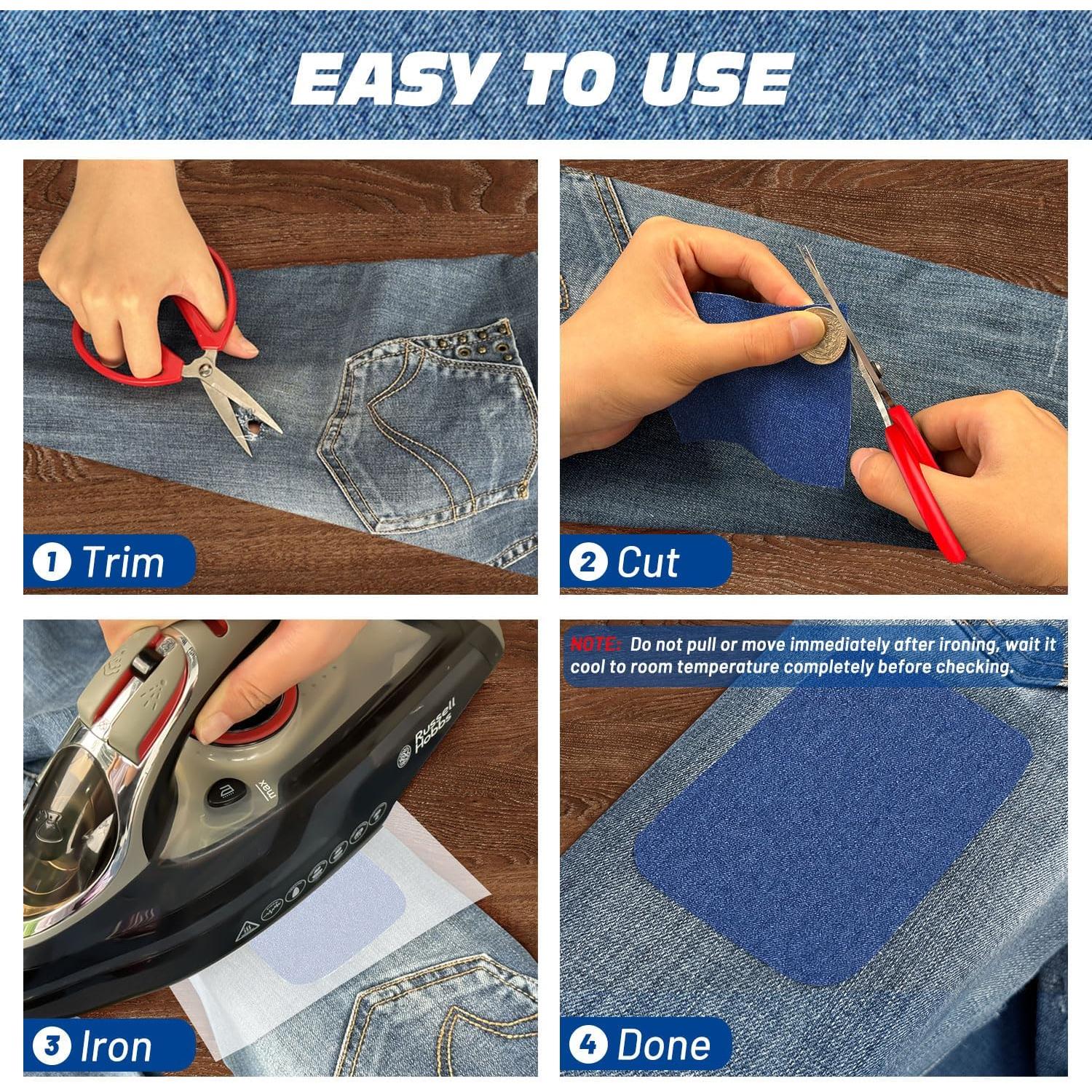 Parches Termoadhesivos TransOurDream para Jeans 20pcs S