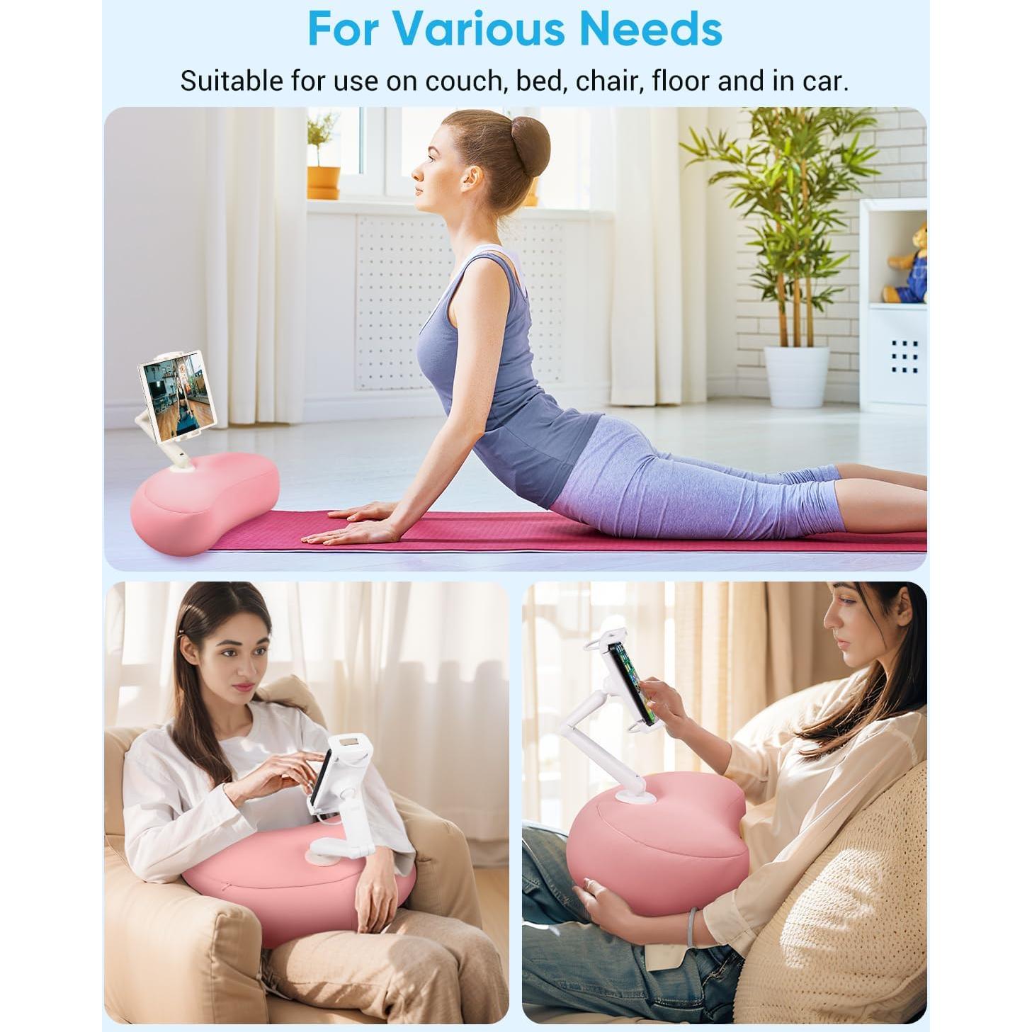 Soporte de Almohada NEARPOW para Tabletas 4.7-15.6" Rosa