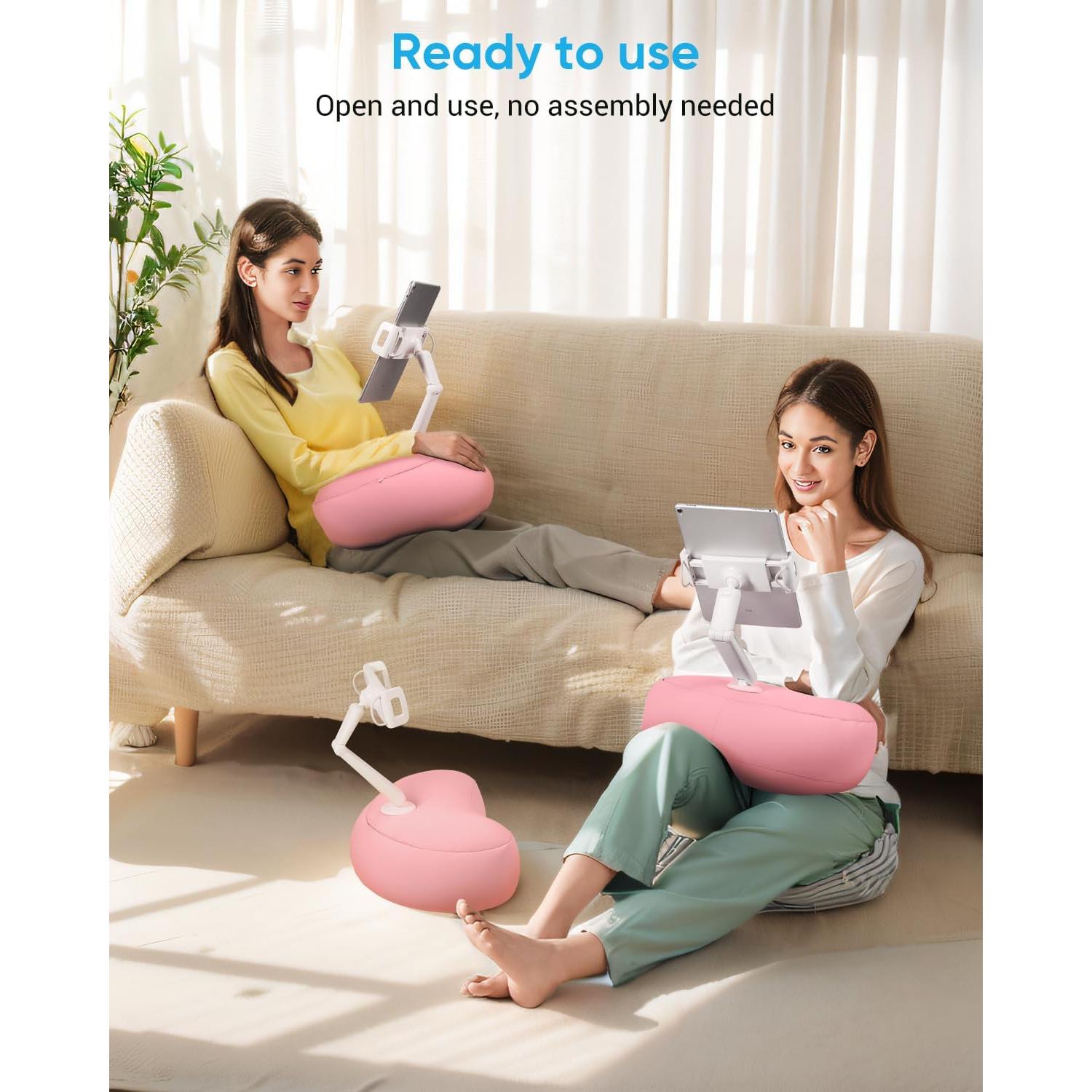 Soporte de Almohada NEARPOW para Tabletas 4.7-15.6" Rosa