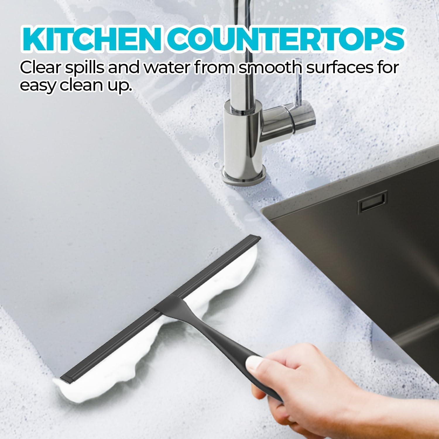 Limpiaparabrisas Multiusos ALFLOD 25 cm Negro - Acero Inoxidable