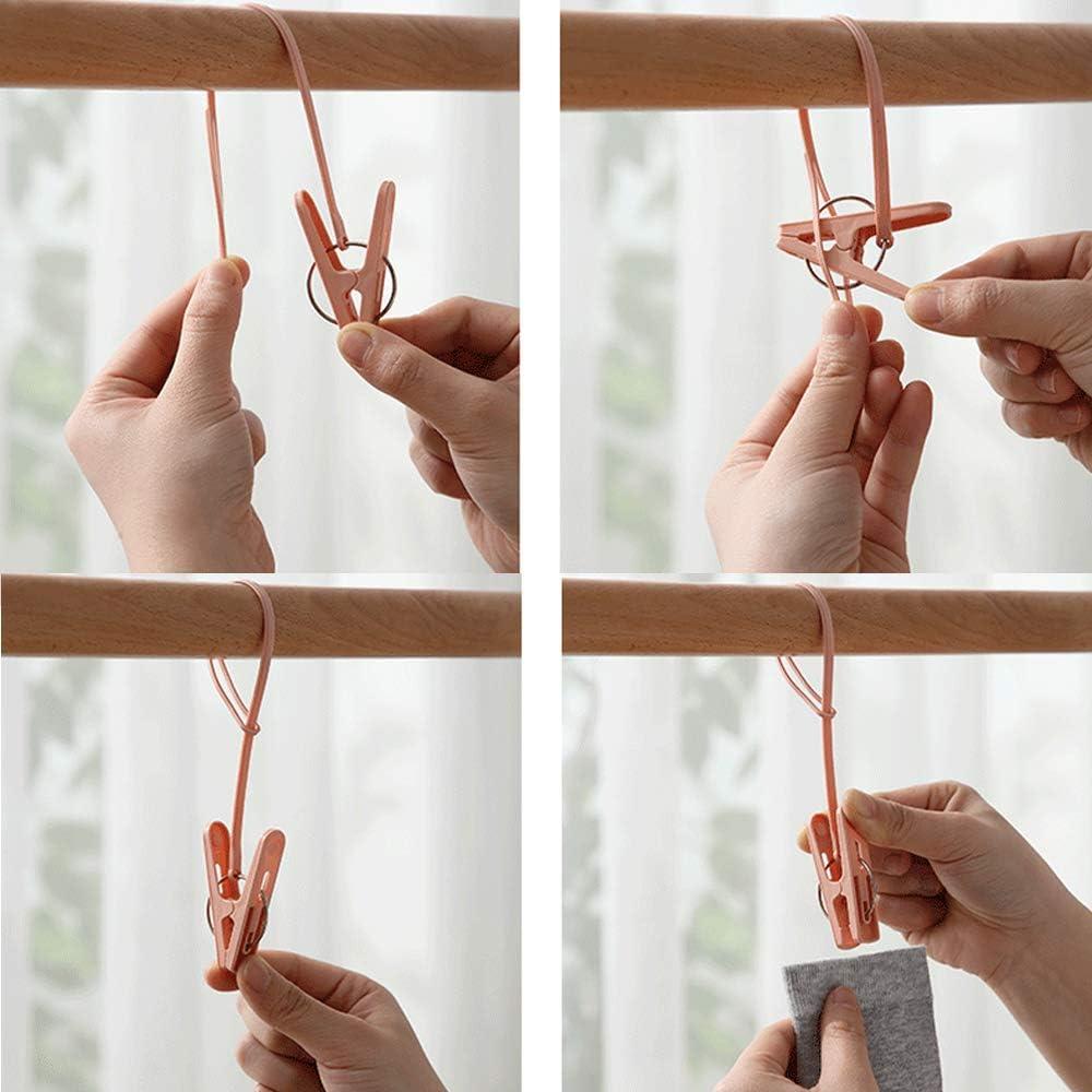 Pinzas de Ropa Foshine 24 Piezas Resistentes Colores Variados