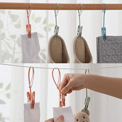 Pinzas de Ropa Foshine 24 Piezas Resistentes Colores Variados