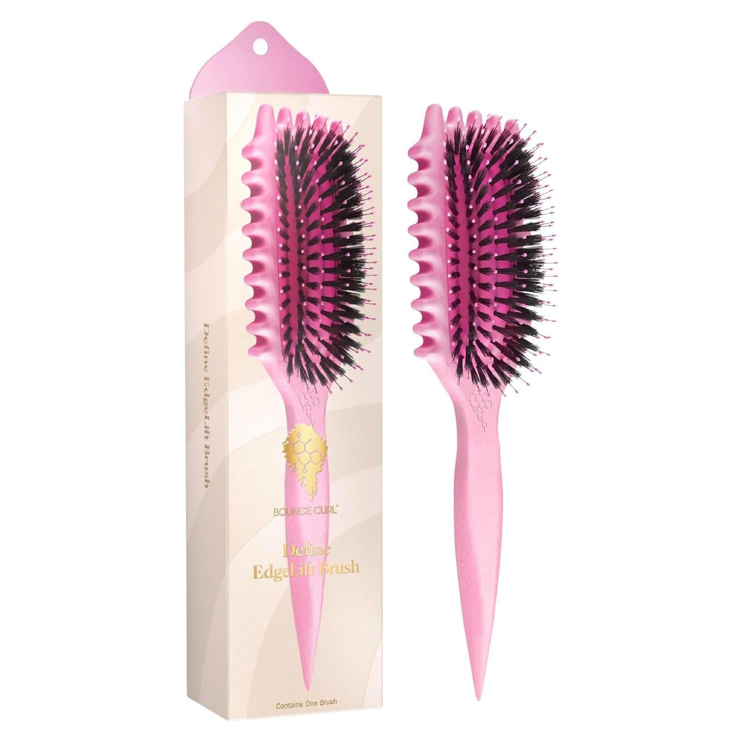 Cepillo Bounce Curl Define EdgeLift 5-en-1 para rizos - Rosa