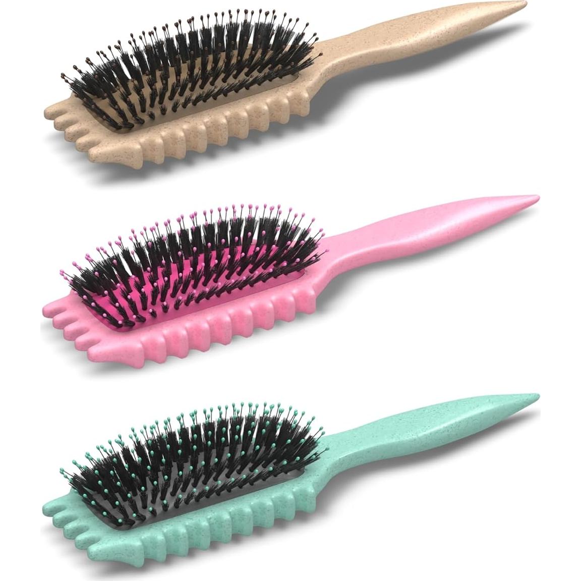 Cepillo Bounce Curl Define EdgeLift 5-en-1 para rizos - Rosa