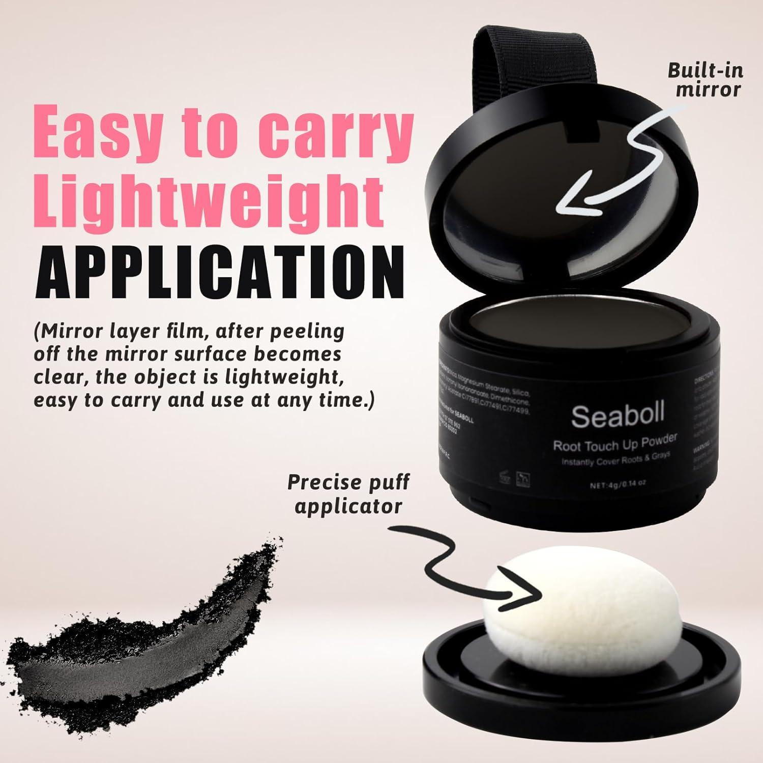 Polvo Corrector de Raíces Seaboll - Negro 3.98 g