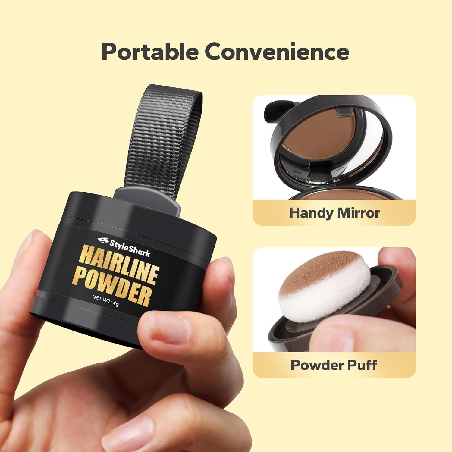 Polvo para Línea de Cabello StyleShark Castaño Claro 40g