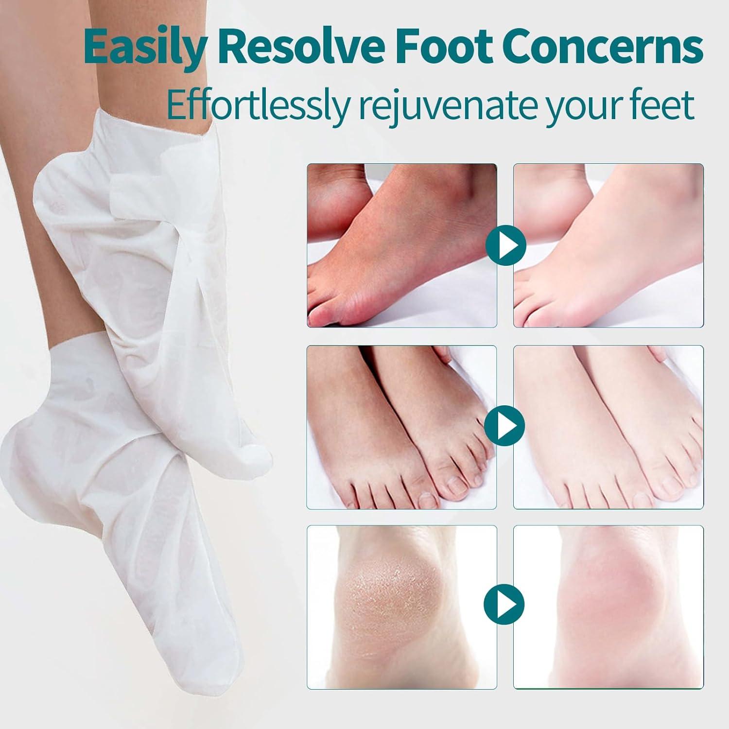 Mascarilla Hidratante para Pies Cristalbox - 5 Paquetes