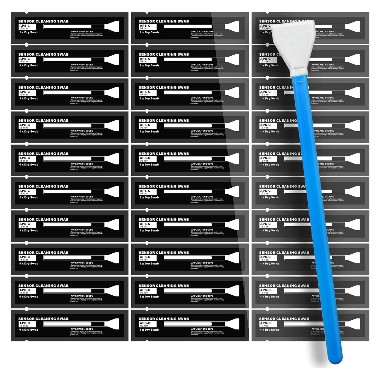 Hisopos de Limpieza AAWipes para Sensores APS-C - 10 Paquetes