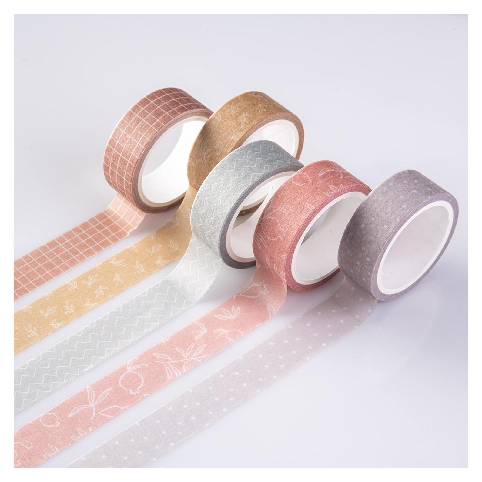 Conjunto de Cinta Washi DiverseBee Bosque 5 Rollos 1.5cm x 5m